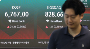 ÄÚ½ºÇÇ, 0.97% »ó½ÂÇÑ 6808.21·Î ¸¶°¨